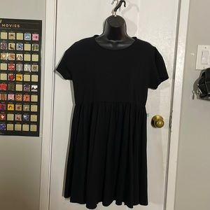 Black T shirt dress